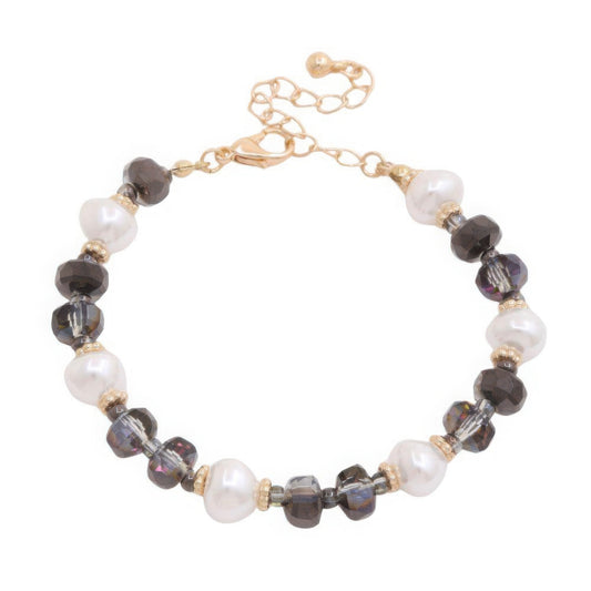 Elegant Faux Pearl Chain Bracelet