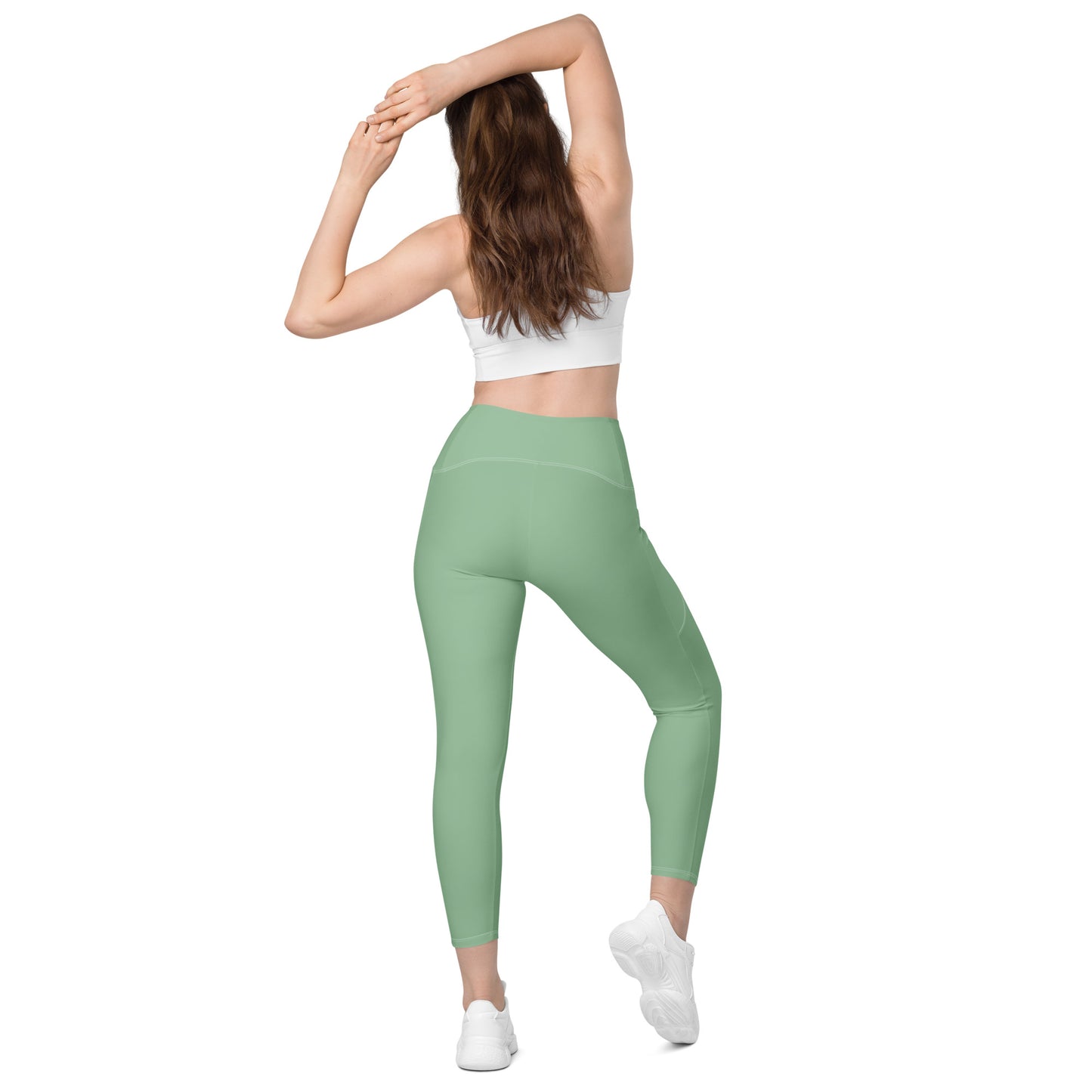 High-waisted Leggings with Pockets