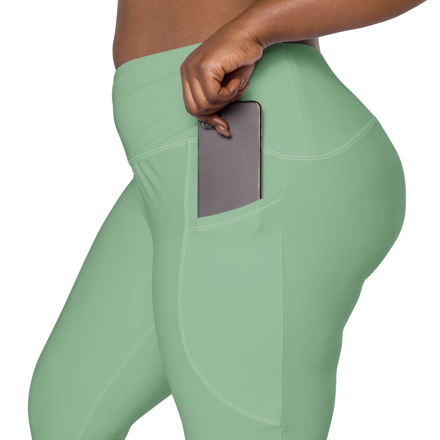High-waisted Leggings with Pockets