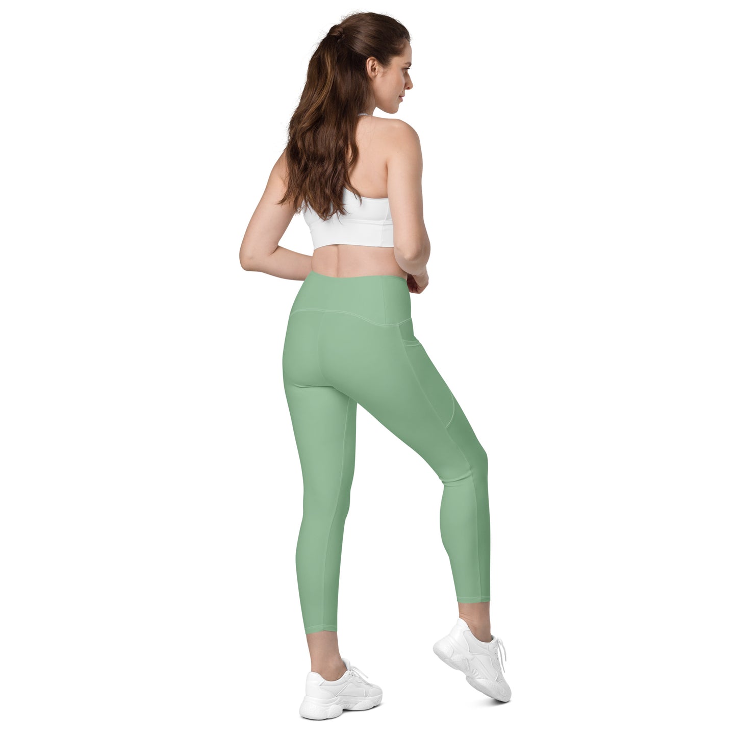 High-waisted Leggings with Pockets