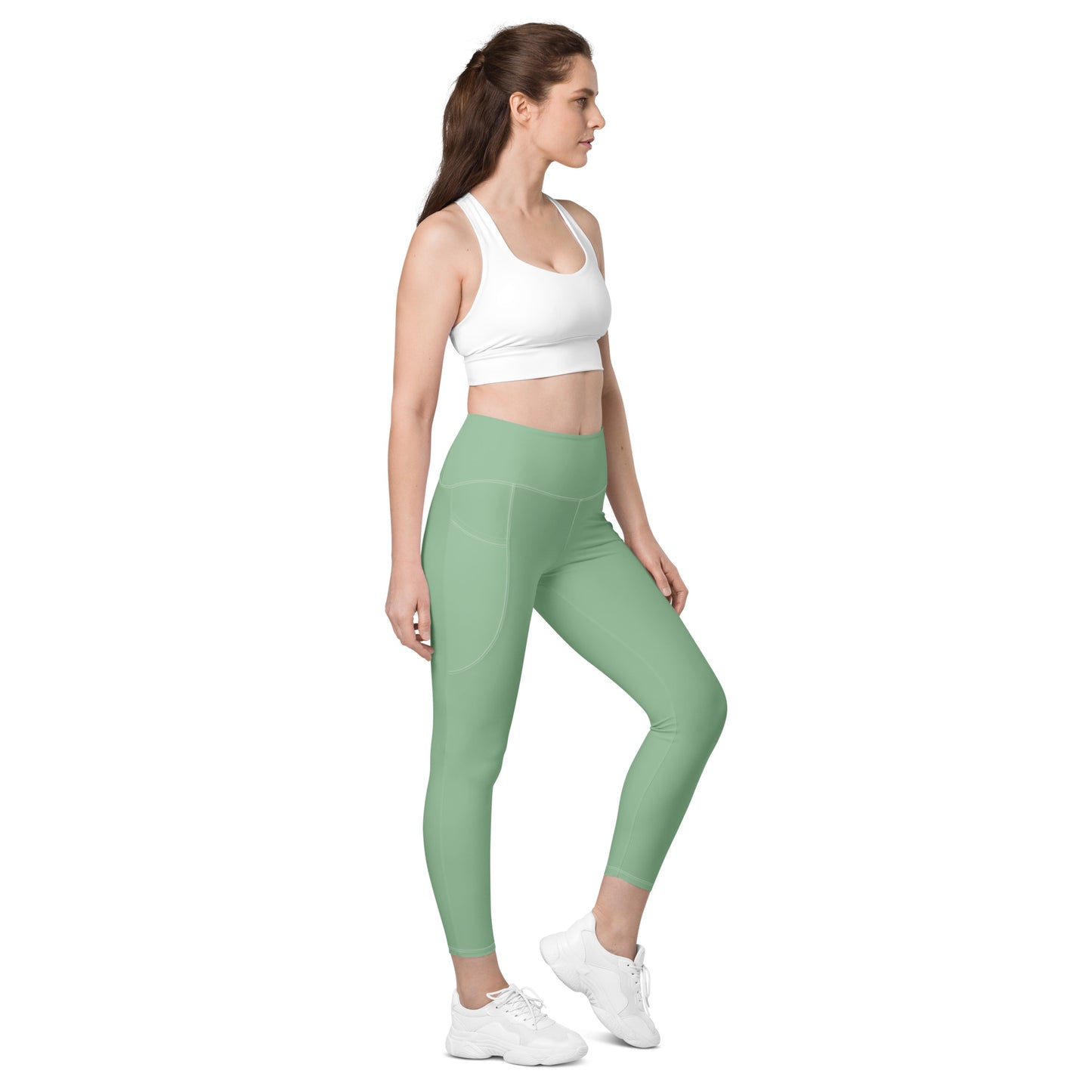 High-waisted Leggings with Pockets